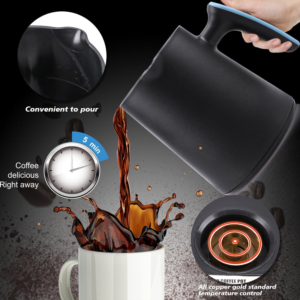 CAFETERA PORTATIL CAFE TURCA OFICINA HOGAR ELECTRICA RONDON - 2