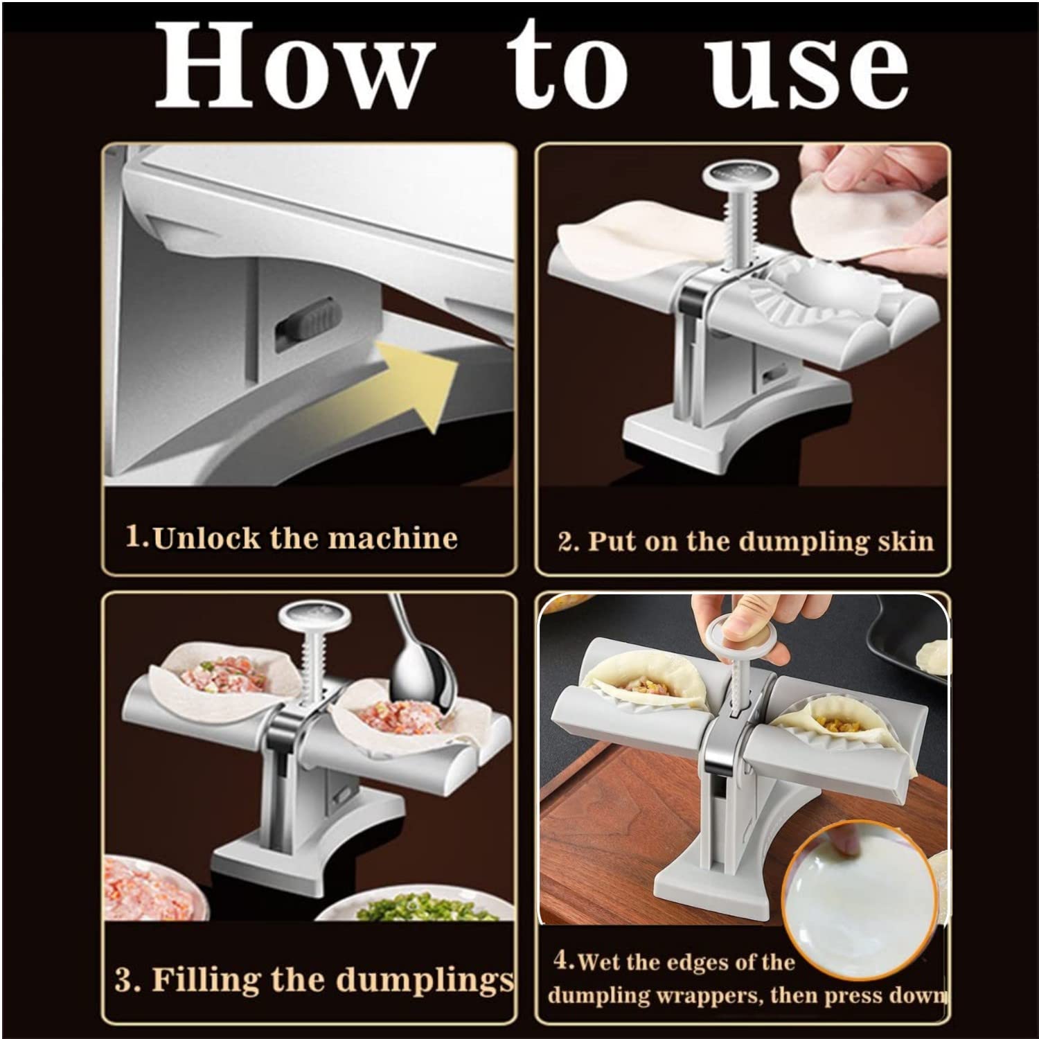MAQUINA BOLAS MASA FABRICAR COCINA EMPANADAS RONDON - 3