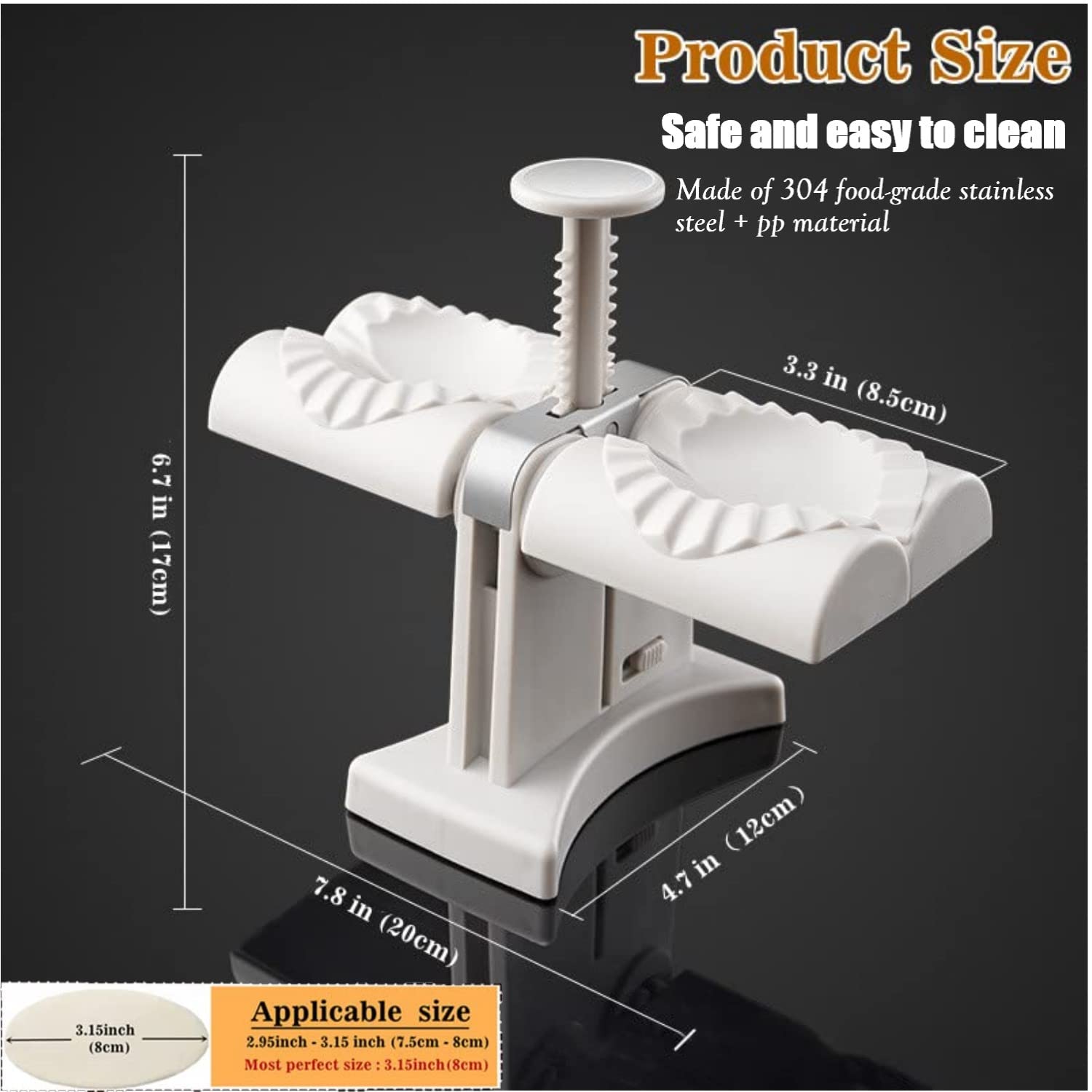 MAQUINA BOLAS MASA FABRICAR COCINA EMPANADAS RONDON - 6