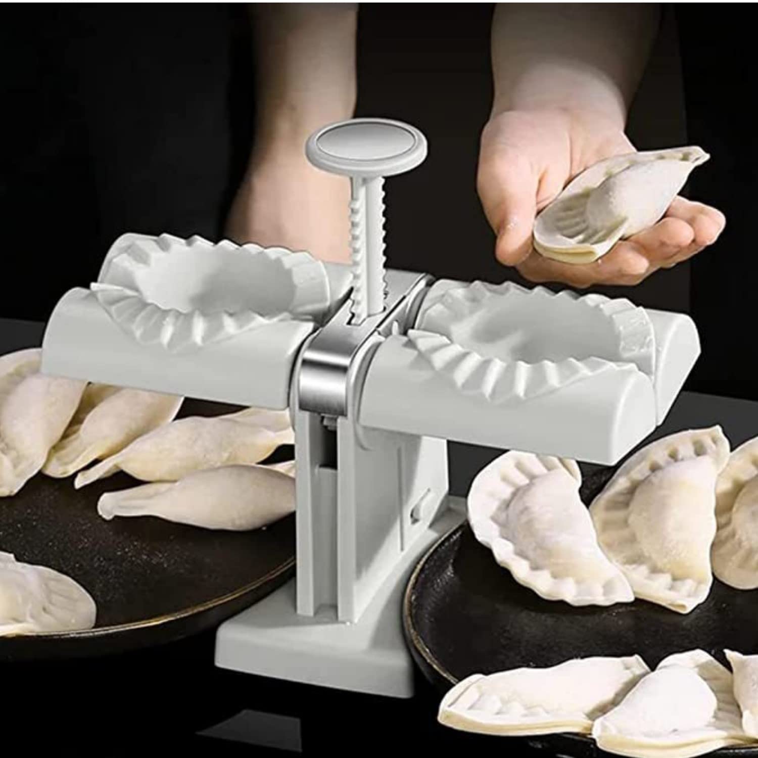 MAQUINA BOLAS MASA FABRICAR COCINA EMPANADAS RONDON - 7