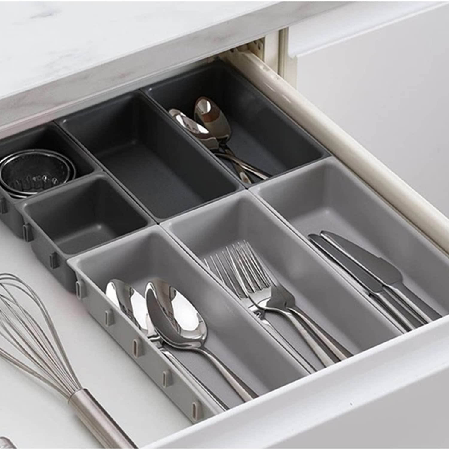 ORGANIZADOR UTENSILIOS BANDEJA COCINA CUBIERTOS RONDON - 4