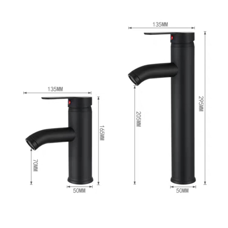GRIFO BAÑO MEZCLADOR AGUA FRIA CALIENTE LAVABO RONDON - 4