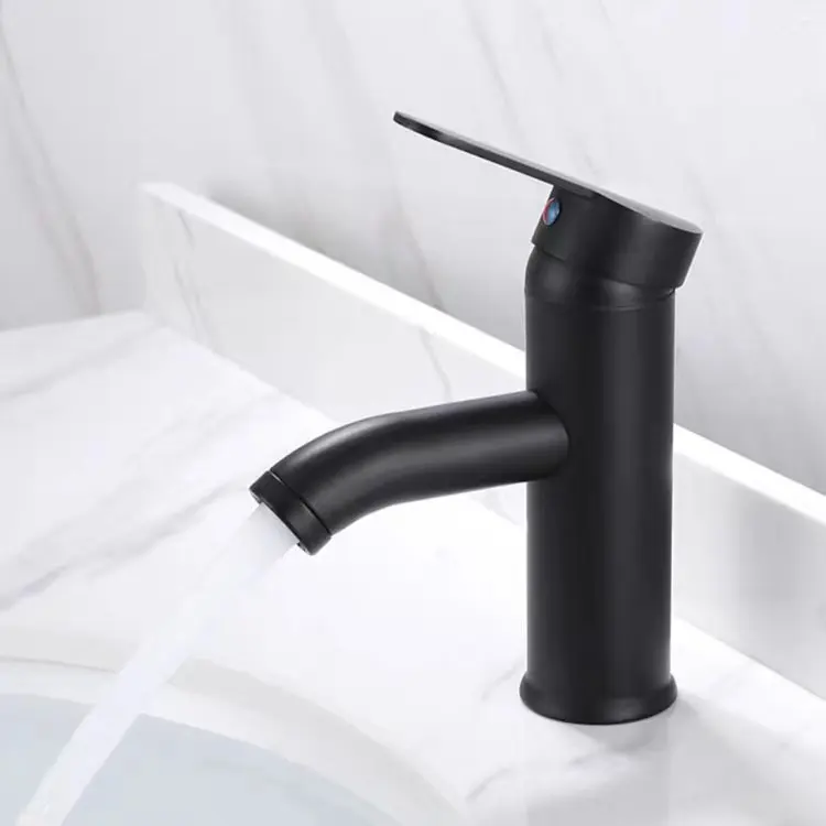 GRIFO BAÑO MEZCLADOR AGUA FRIA CALIENTE LAVABO RONDON - 7