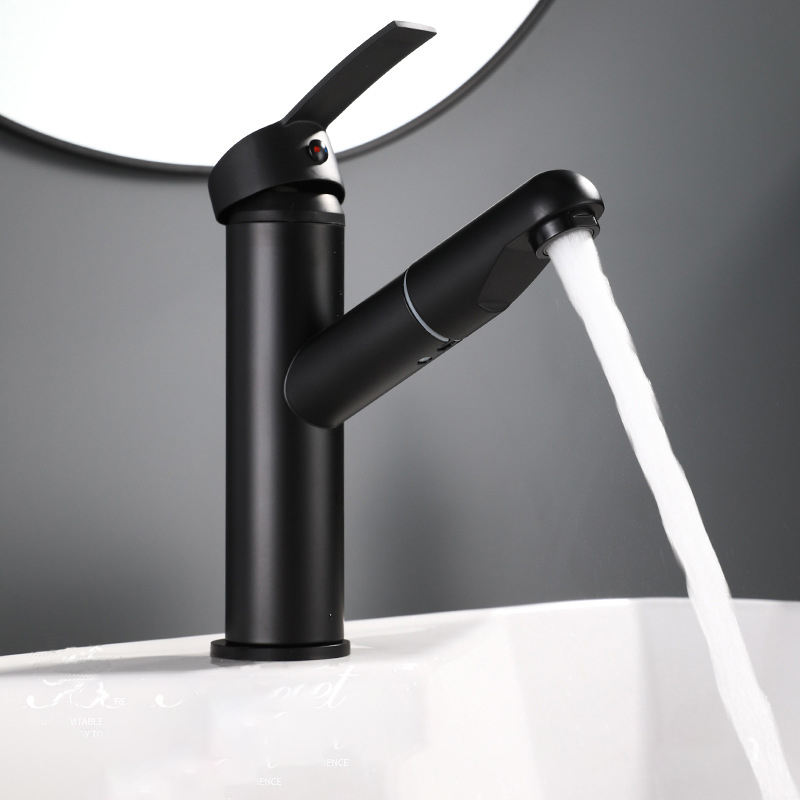 GRIFO LAVABO ROCIADOR EXTRAIBLE DUCHA MANIJA RONDON - 6