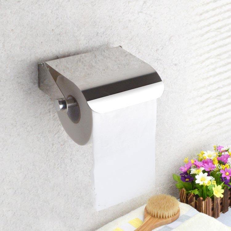 PORTARROLLOS DISPENSADOR PAPEL HIGIENICO BAÑO RONDON - 6
