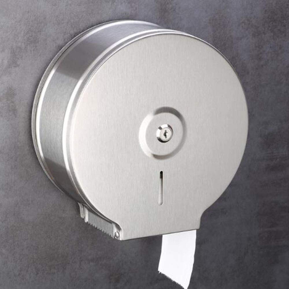 SOPORTE PAPEL HIGIENICO DISPENSADOR TOALLAS PARED RONDON - 6