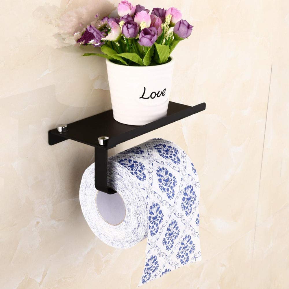 SOPORTE PAPEL HIGIENICO ROLLOS CASA BAÑO PARED RONDON - 1