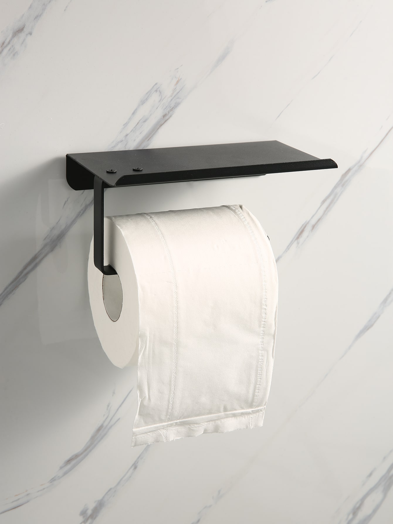 SOPORTE PAPEL HIGIENICO ROLLOS CASA BAÑO PARED RONDON - 7
