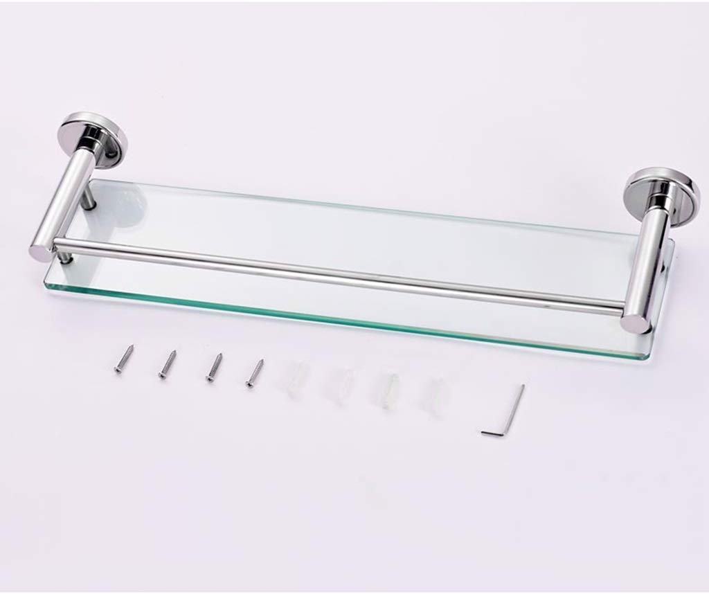 ESTANTE BAÑO REPISA ESTANTE VIDRIO TEMPLADO PARED RONDON - 3