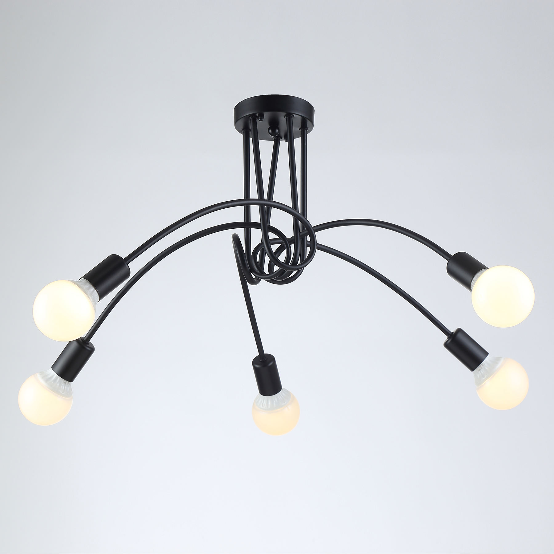 LAMPARA TECHO MODERNA COLGANTE INDUSTRIAL COMEDOR RONDON - 5