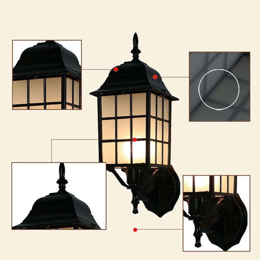 APLIQUE PARED EXTERIOR ILUMINACION JARDIN LAMPARA RONDON - 4