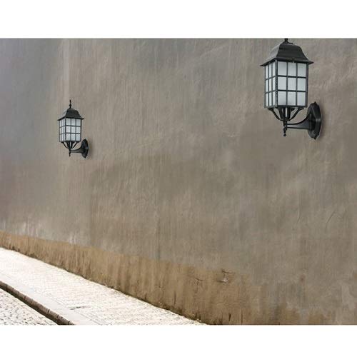 APLIQUE PARED EXTERIOR ILUMINACION JARDIN LAMPARA RONDON - 5