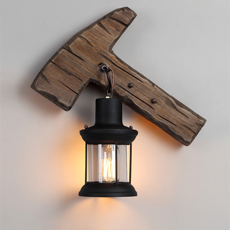 APLIQUE PARED RUSTICA VINTAGE ILUMINACION INTERIORES RONDON - 3