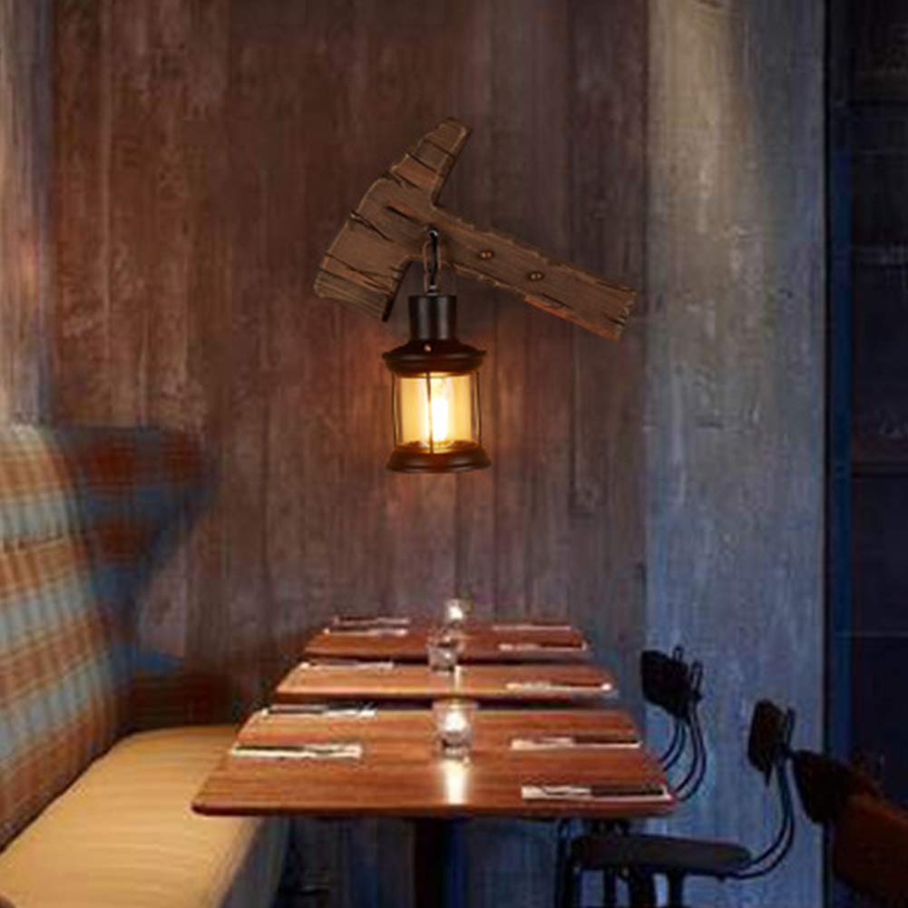 APLIQUE PARED RUSTICA VINTAGE ILUMINACION INTERIORES RONDON - 6