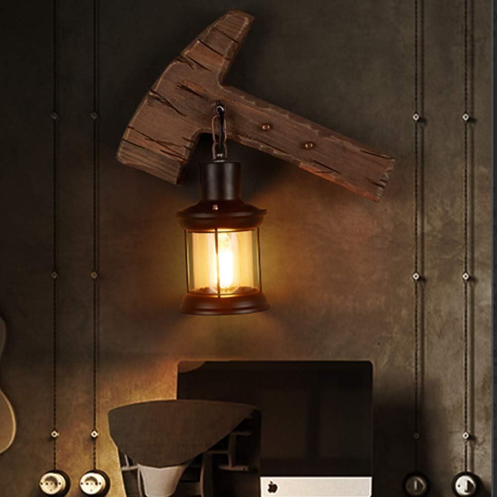 APLIQUE PARED RUSTICA VINTAGE ILUMINACION INTERIORES RONDON - 8
