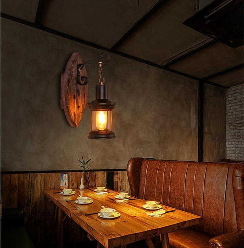 APLIQUE PARED VINTAGE HOGAR HOTEL PASILLO DECORACION RONDON - 3