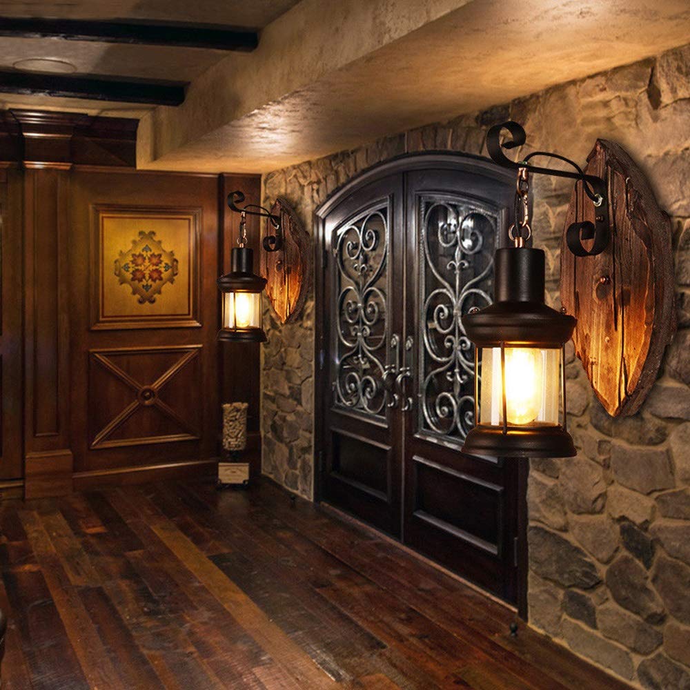 APLIQUE PARED VINTAGE HOGAR HOTEL PASILLO DECORACION RONDON - 7
