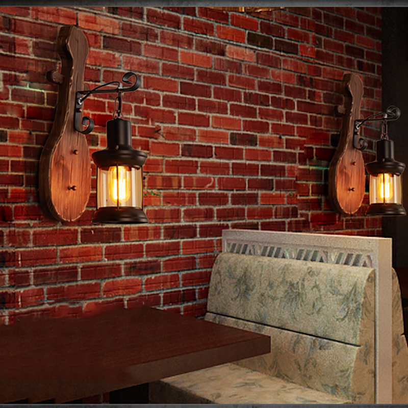 APLIQUE PARED INDUSTRIAL VINTAGE HOGAR RESTAURANTE RONDON - 2