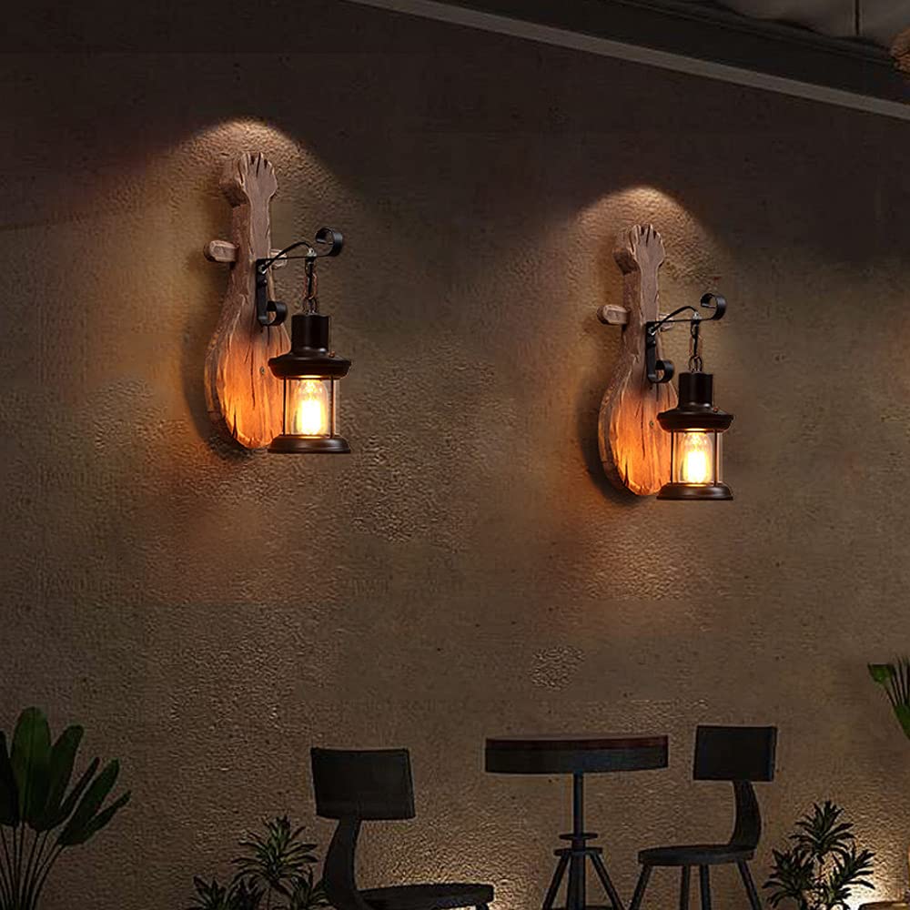 APLIQUE PARED INDUSTRIAL VINTAGE HOGAR RESTAURANTE RONDON - 5