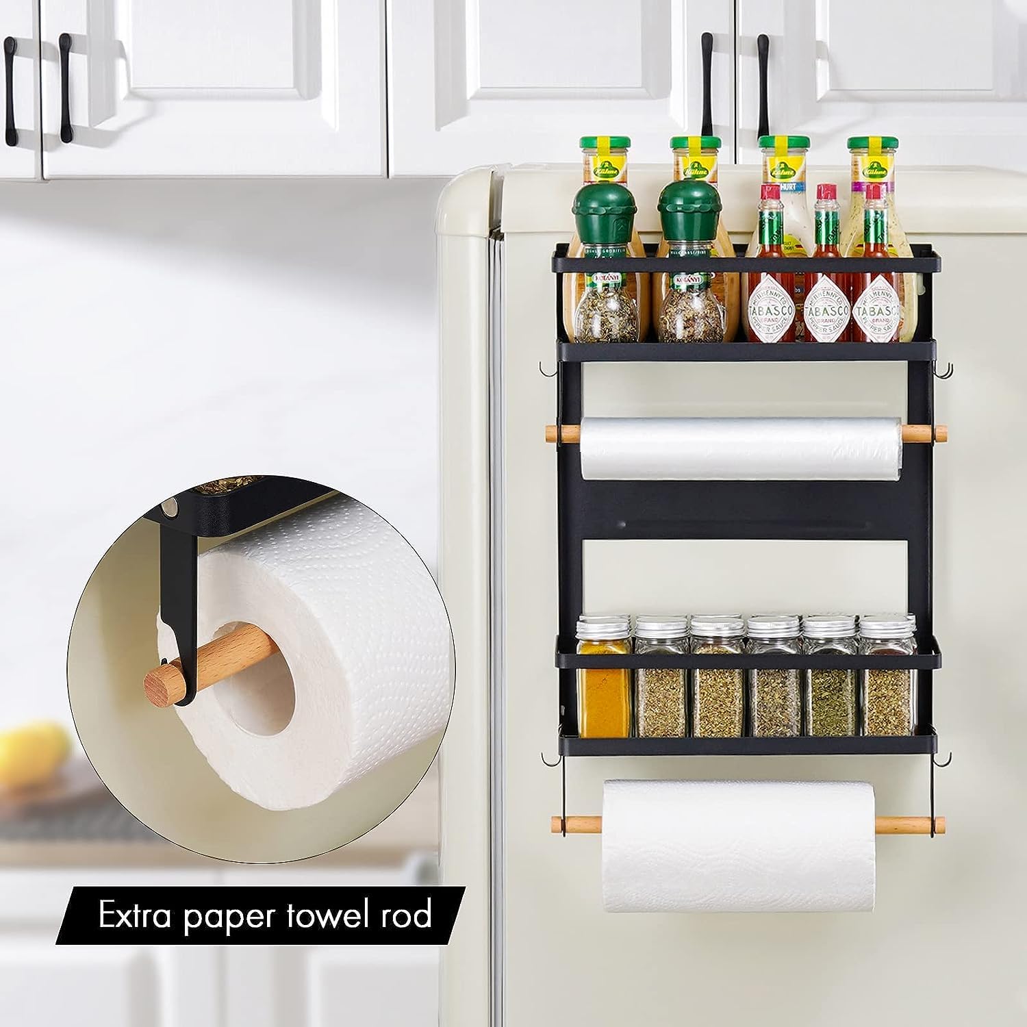 ESTANTE MAGNETICO ORGANIZADOR ESPECIAS NEVERA RONDON - 7