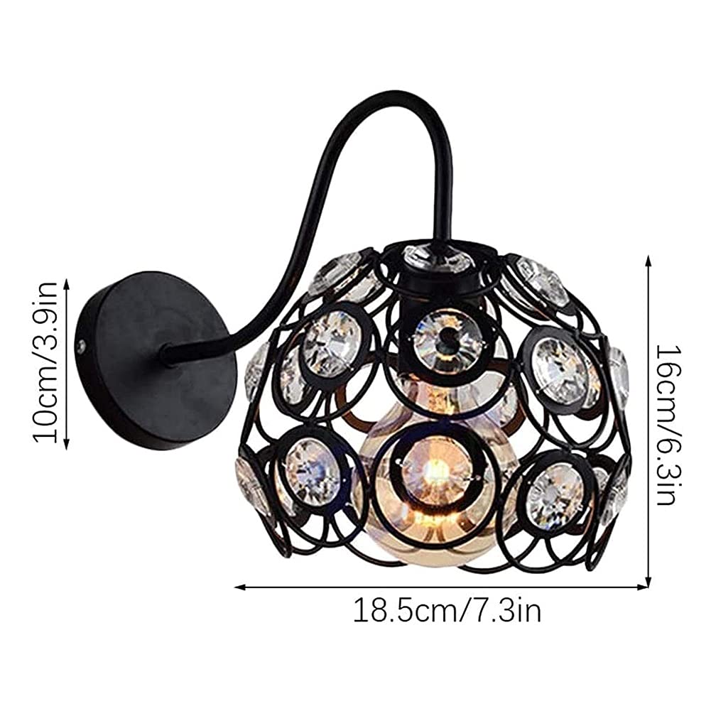 APLIQUE PARED INDUSTRIAL VINTAGE LAMPARA NOCHE RONDON - 6