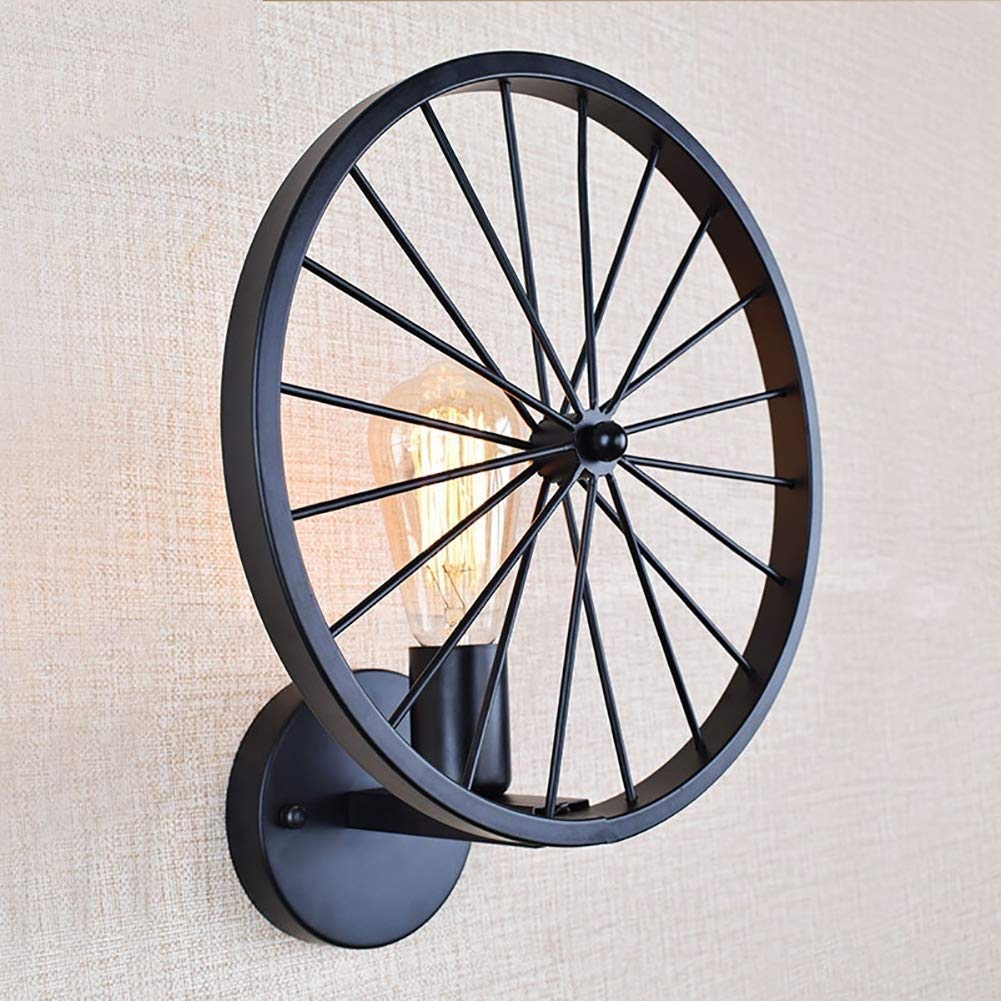 APLIQUE PARED CREATIVA LUCES PASILLO DECORACION RETRO RONDON - 2