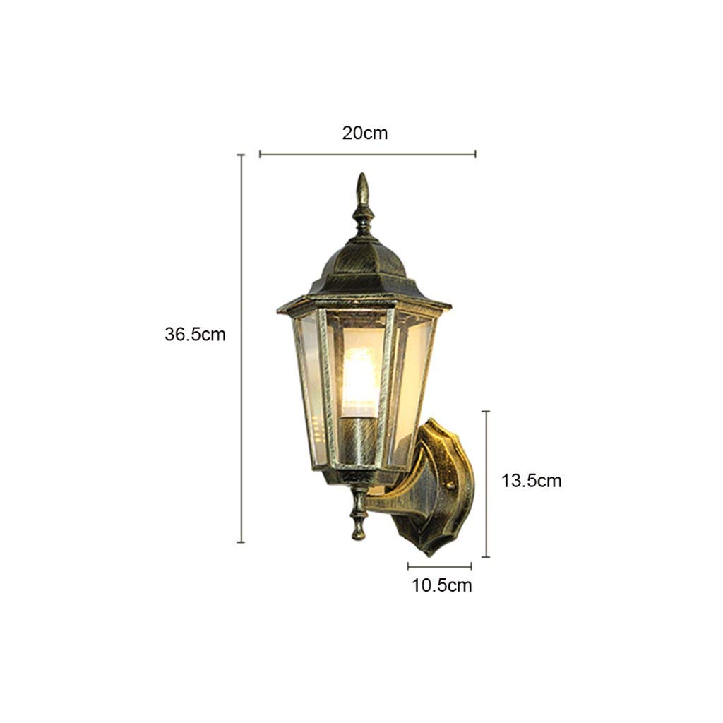 APLIQUE PARED EUROPEO MODERNO ILUMINACION EXTERIOR RONDON - 7