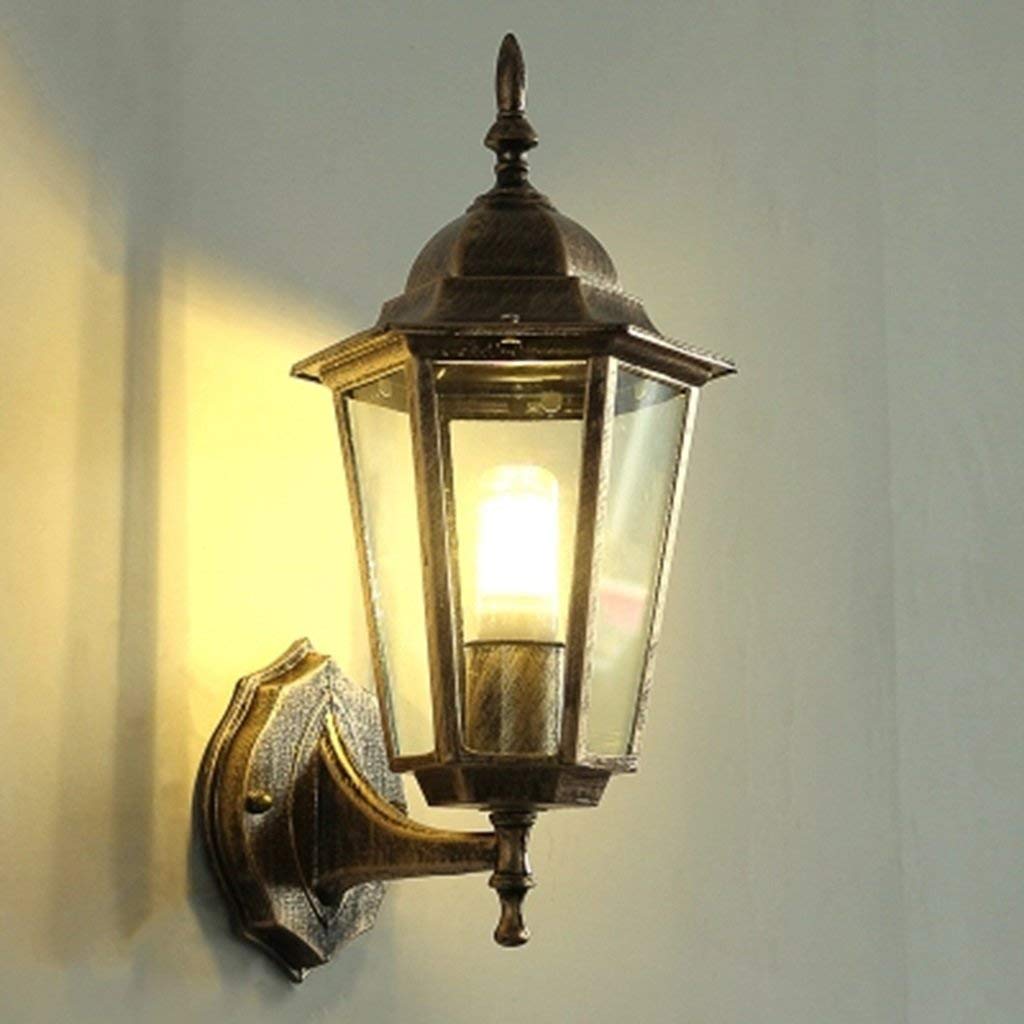 APLIQUE PARED EUROPEO MODERNO ILUMINACION EXTERIOR RONDON - 8