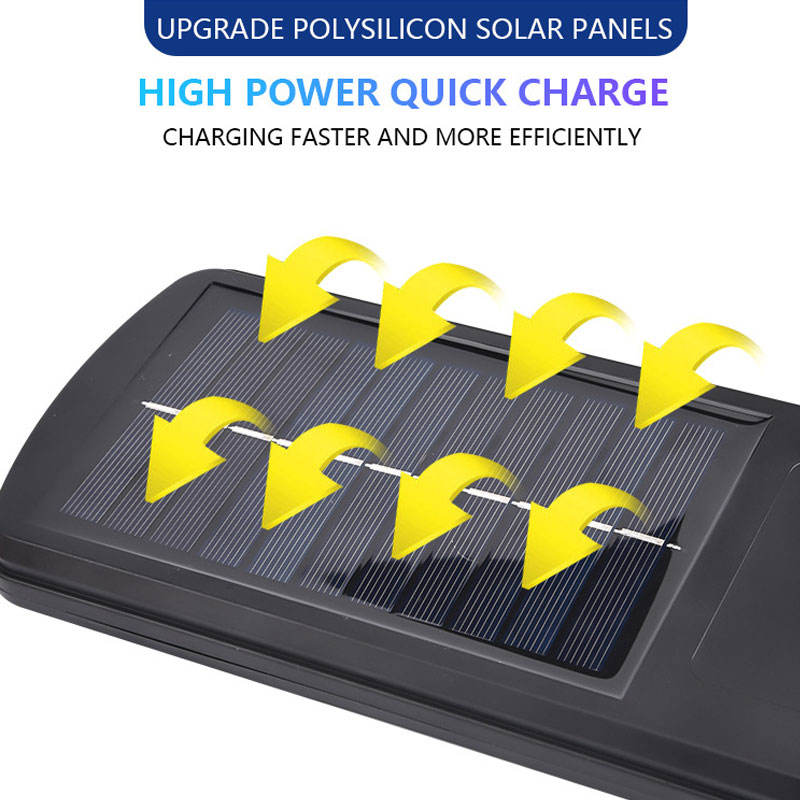 LAMPARA PARED SOLAR EXTERIORES SENSOR MOVIMIENTO RONDON - 1