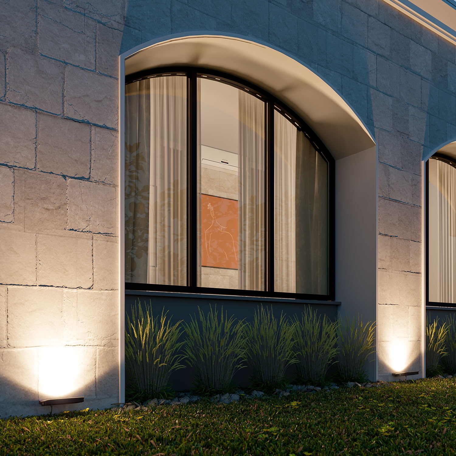REFLECTOR LED SOLAR JARDIN LAMPARA EXTERNA LUCES RONDON - 7