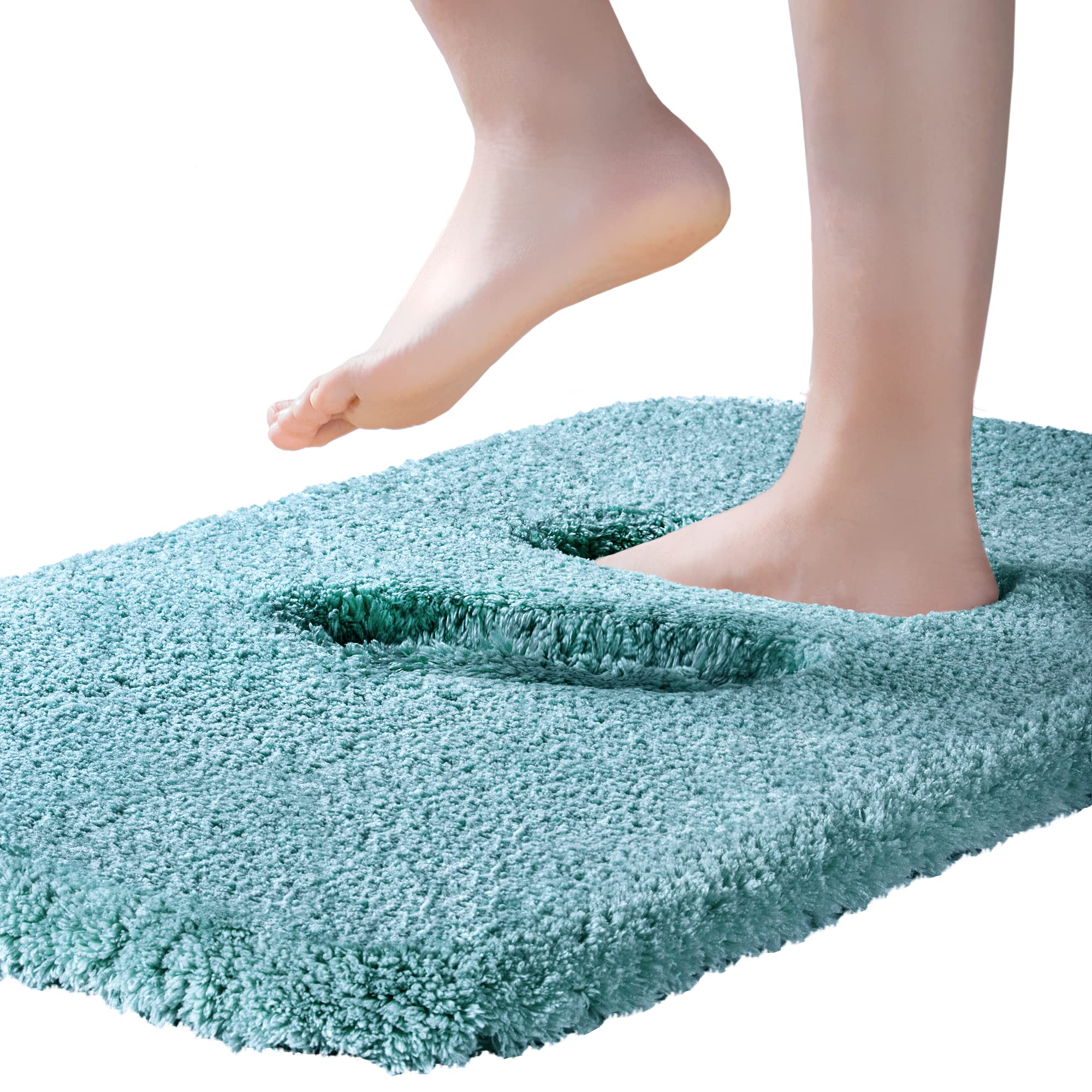 ALFOMBRA BAÑO GRUESA SUPER SUAVE ANTIDESLIZANTE RONDON - 6