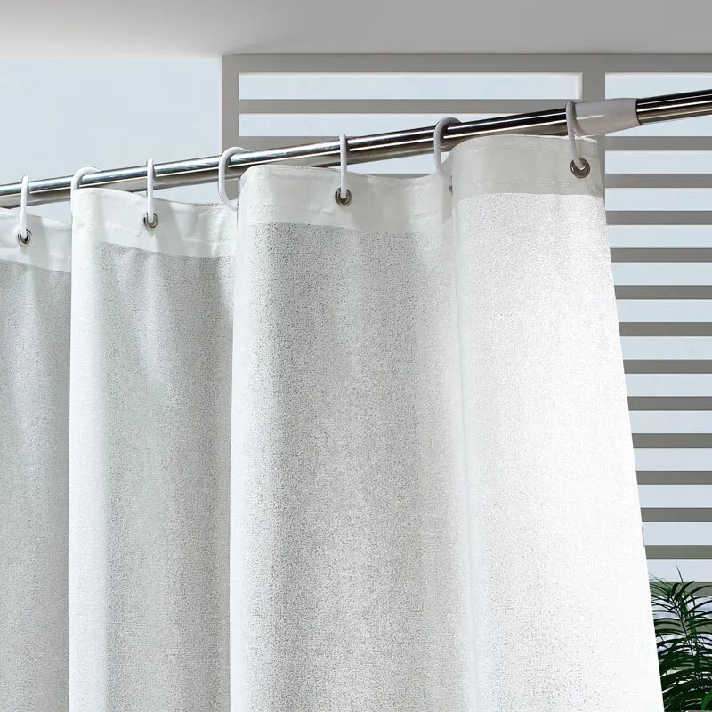 CORTINA DUCHA TRANSPARENTE BAÑO IMPERMEABLE RONDON - 5