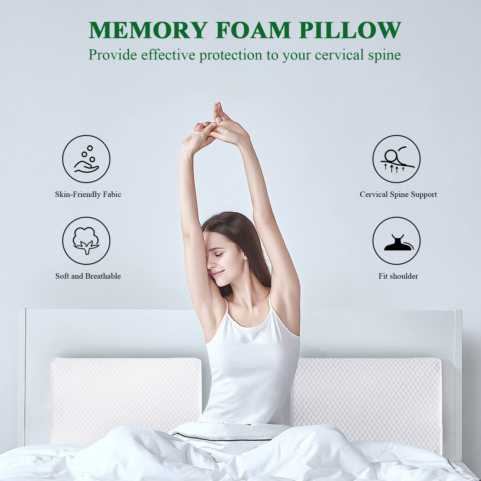 ALMOHADA AJUSTABLE APOYO CUELLO ALIVIO ORTOPEDICO RONDON - 4
