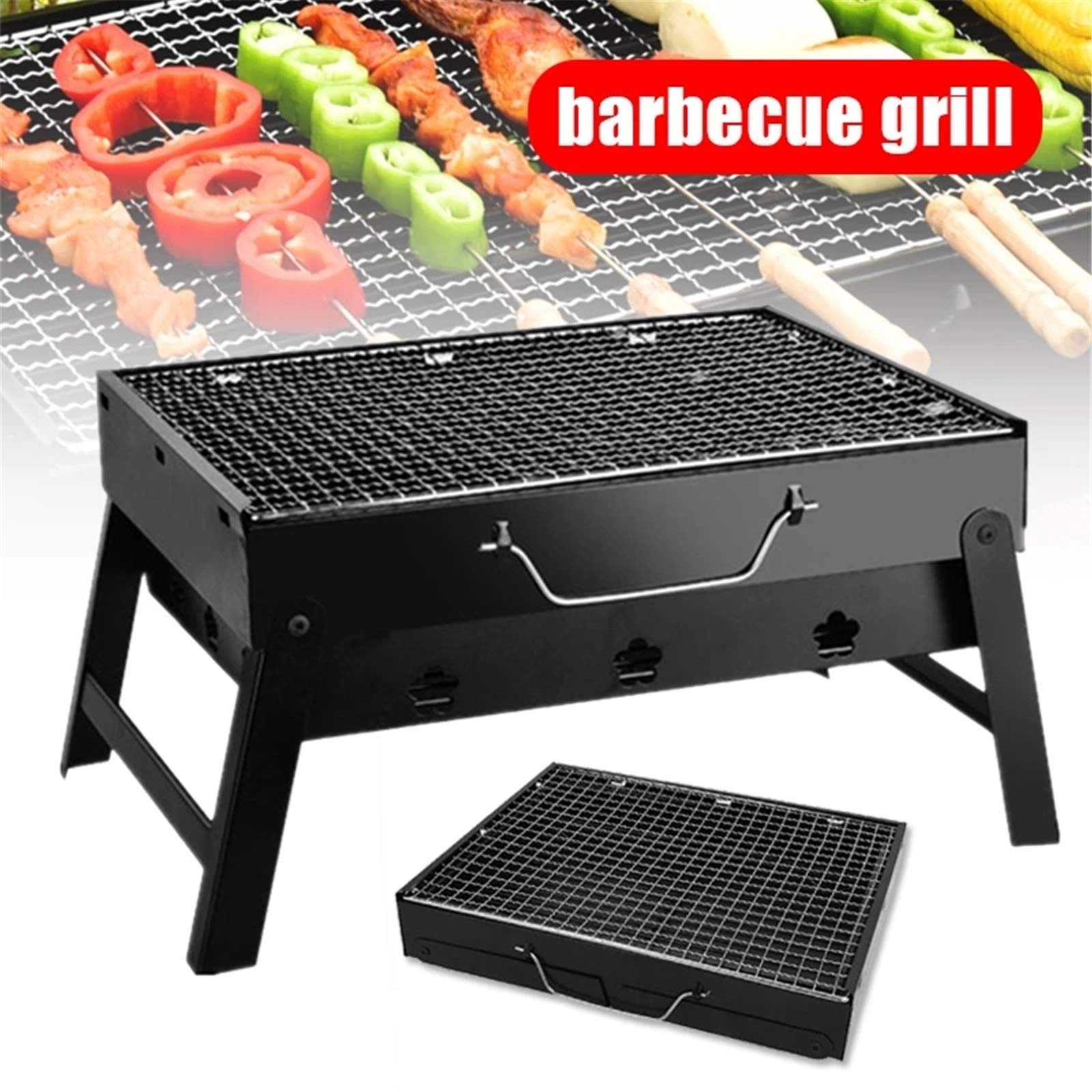 PARRILLERA BARBACOA ESTUFA PORTÁTIL PLEGABLE CARBÓN RONDON - 1