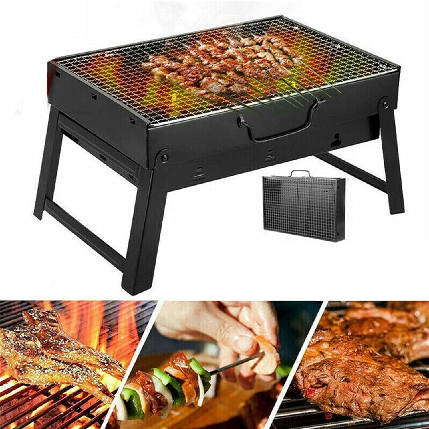 PARRILLERA BARBACOA ESTUFA PORTÁTIL PLEGABLE CARBÓN RONDON - 2