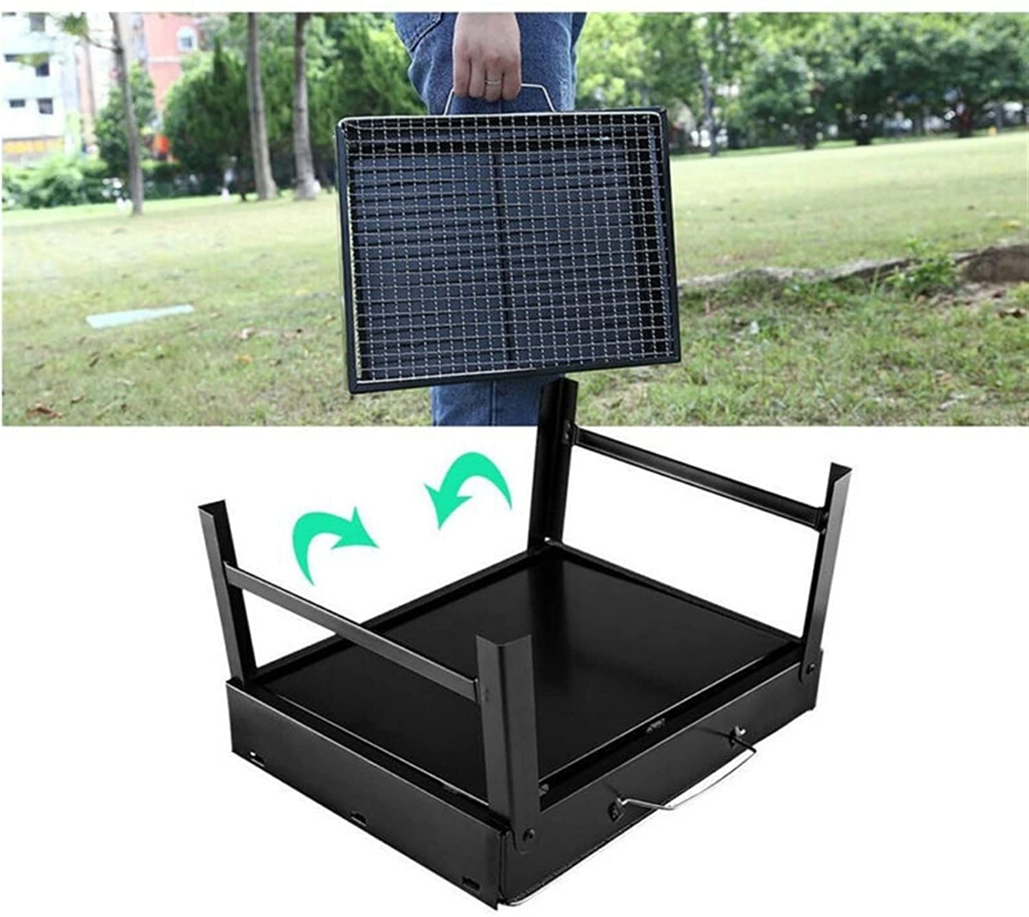 PARRILLERA BARBACOA ESTUFA PORTÁTIL PLEGABLE CARBÓN RONDON - 7