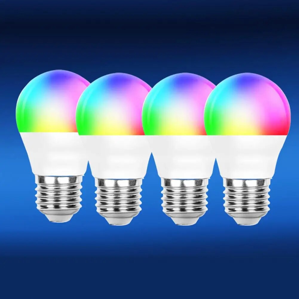 BOMBILLA LED RGBW COLOR REGULABLE CÁLIDA FIESTA RONDON - 1