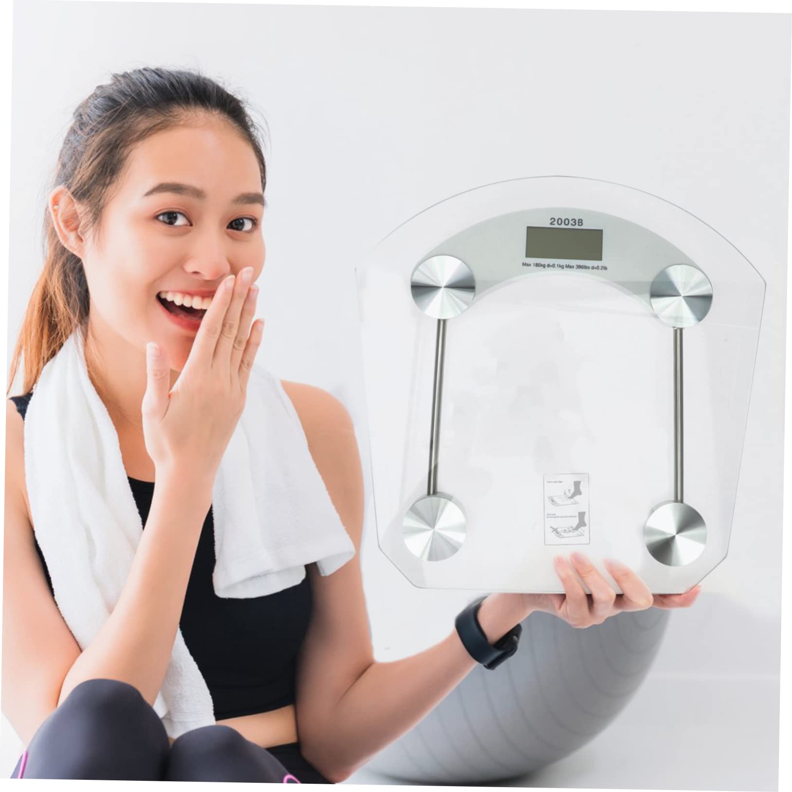 BÁSCULAS DIGITALES CUERPO ELECTRÓNICO PESO GRASA RONDON - 5