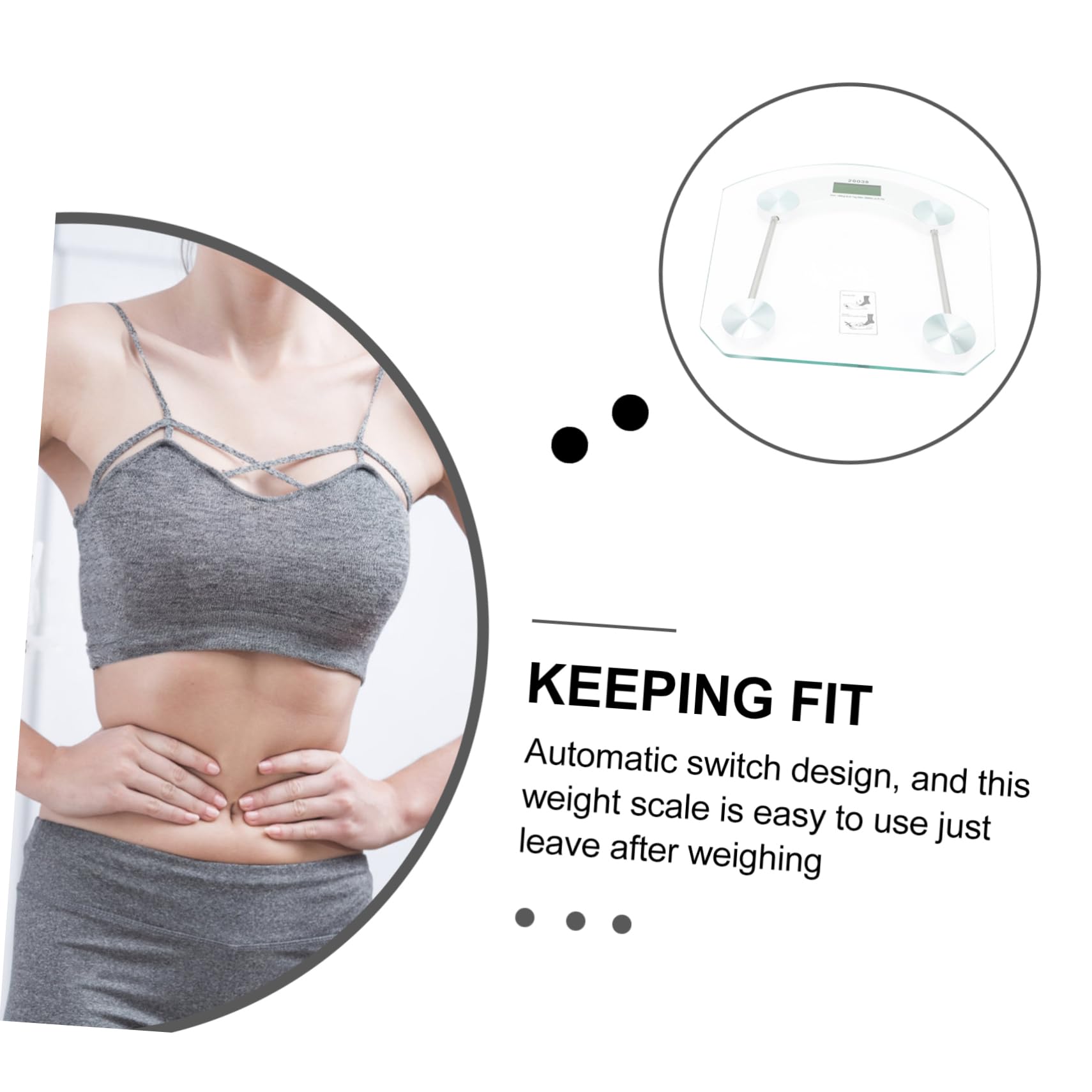 BÁSCULAS DIGITALES CUERPO ELECTRÓNICO PESO GRASA RONDON - 8