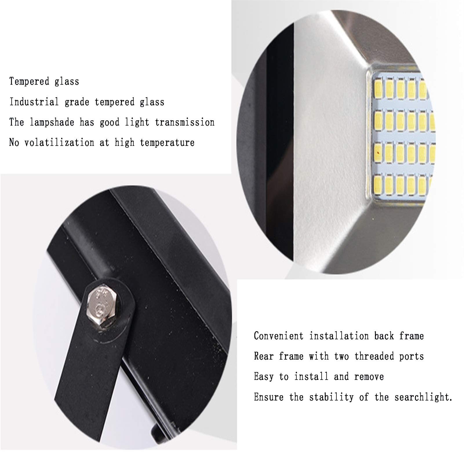 REFLECTOR LED EXTERIORES LUZ JARDÍN IMPERMEABLE RONDON - 7