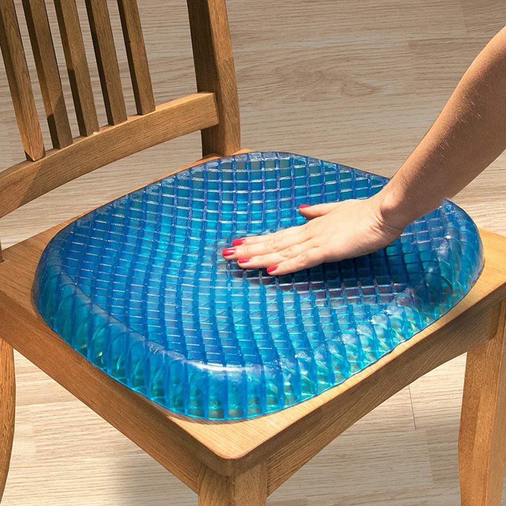 COJÍN SUAVE GEL FLEXIBLE ALIVIAR FATIG CADERA RONDON - 1