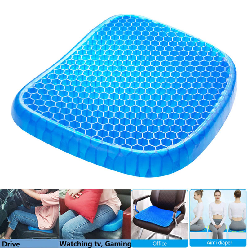 COJÍN SUAVE GEL FLEXIBLE ALIVIAR FATIG CADERA RONDON - 2