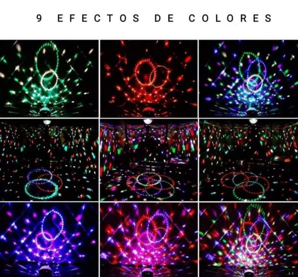 BOMBILLA ESFÉRICA INTELIGENTE LED ALTAVOZ CONTROL RONDON - 7