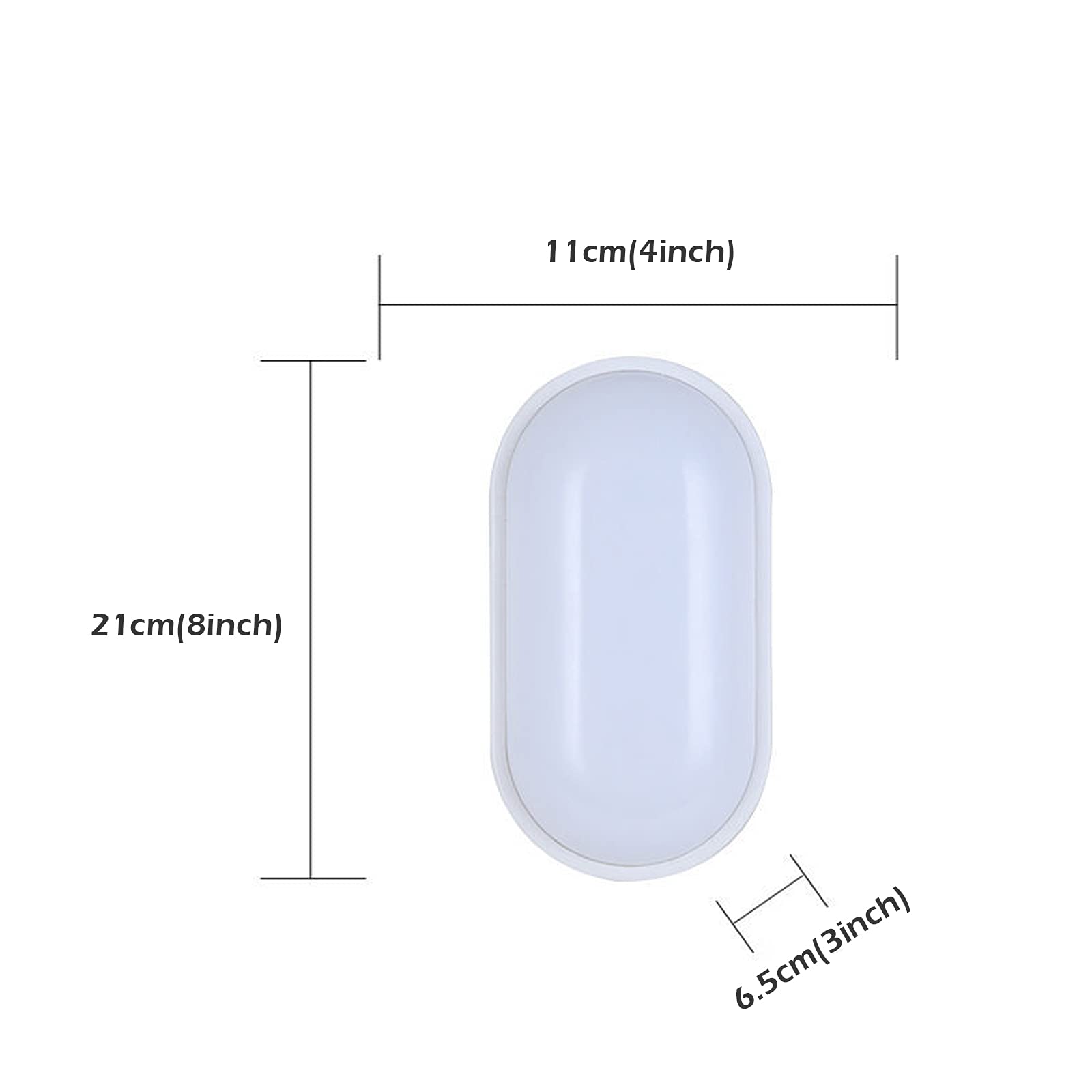 LÁMPARA LED PARED IMPERMEABLE BAÑO DORMITORIO HOGAR RONDON - 9