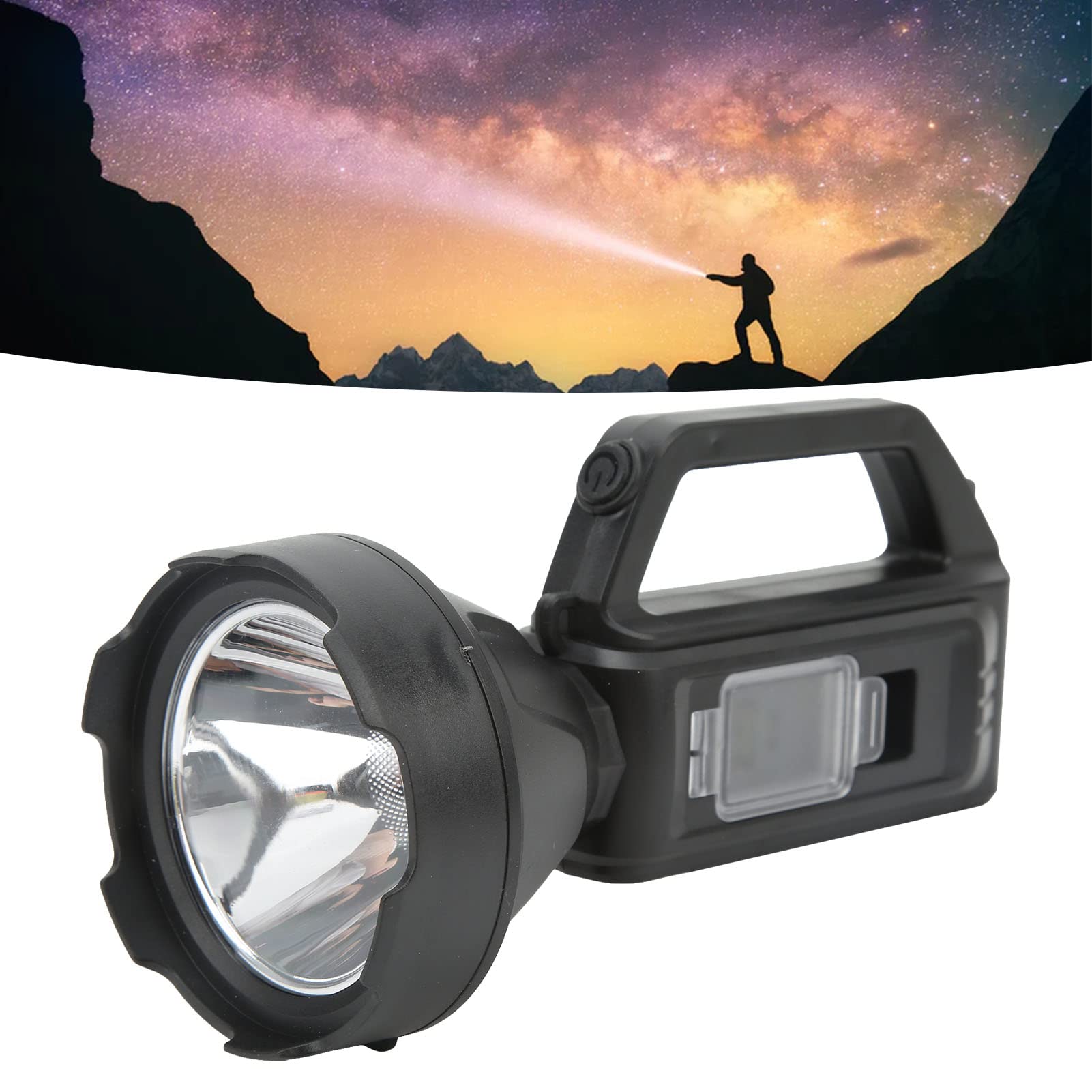 LINTERNA RECARGABLE LED USB SOLAR MANO CAMPING RONDON - 7