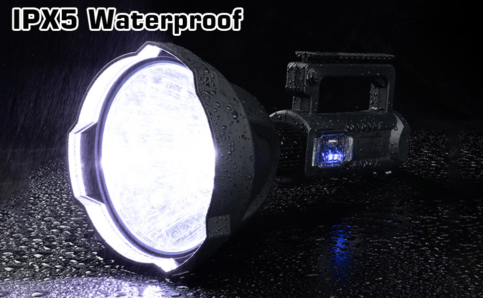 LINTERNA RECARGABLE MANO LED PORTÁTIL IMPERMEABLE RONDON - 2