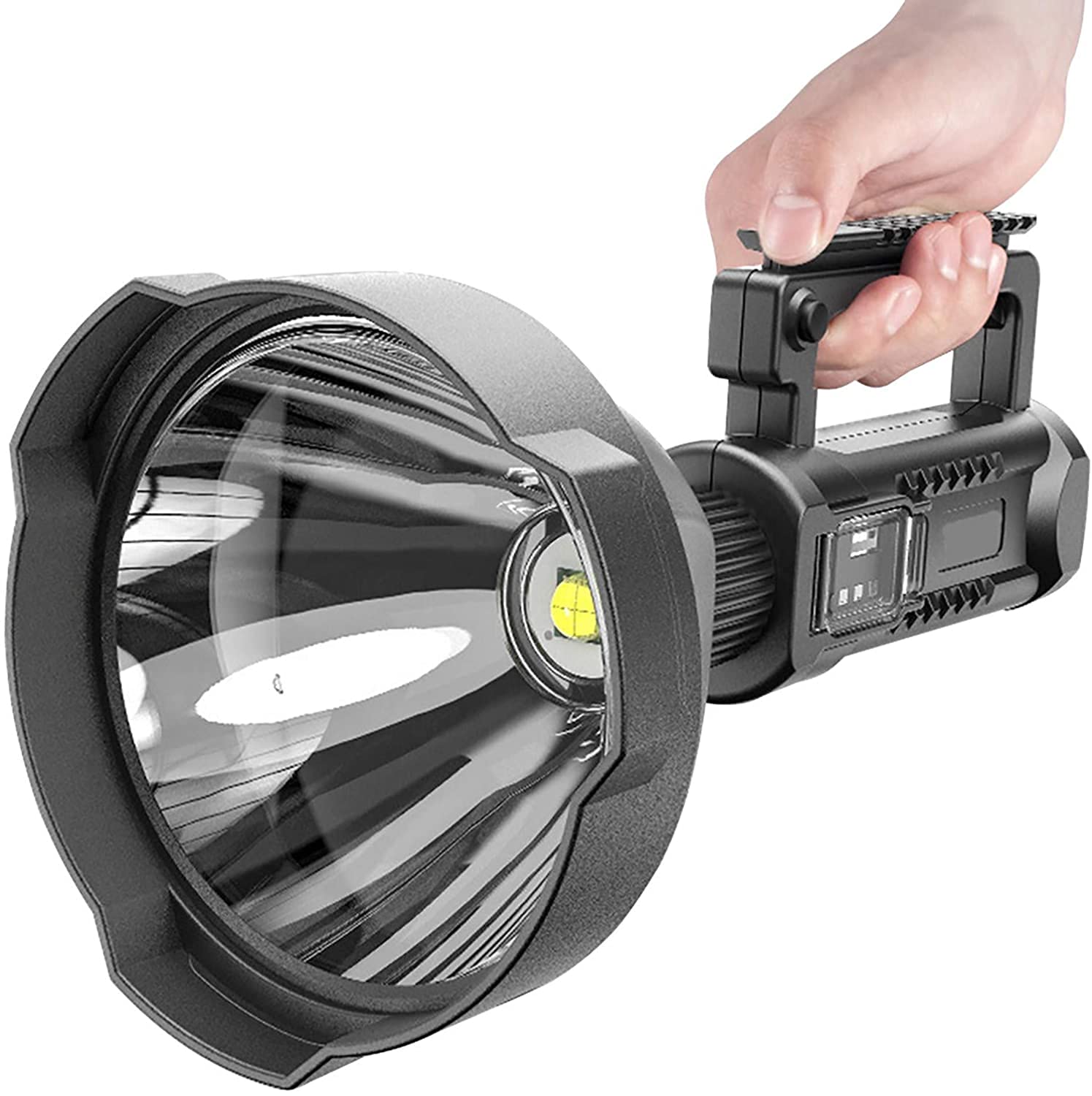 LINTERNA RECARGABLE MANO LED PORTÁTIL IMPERMEABLE RONDON - 8