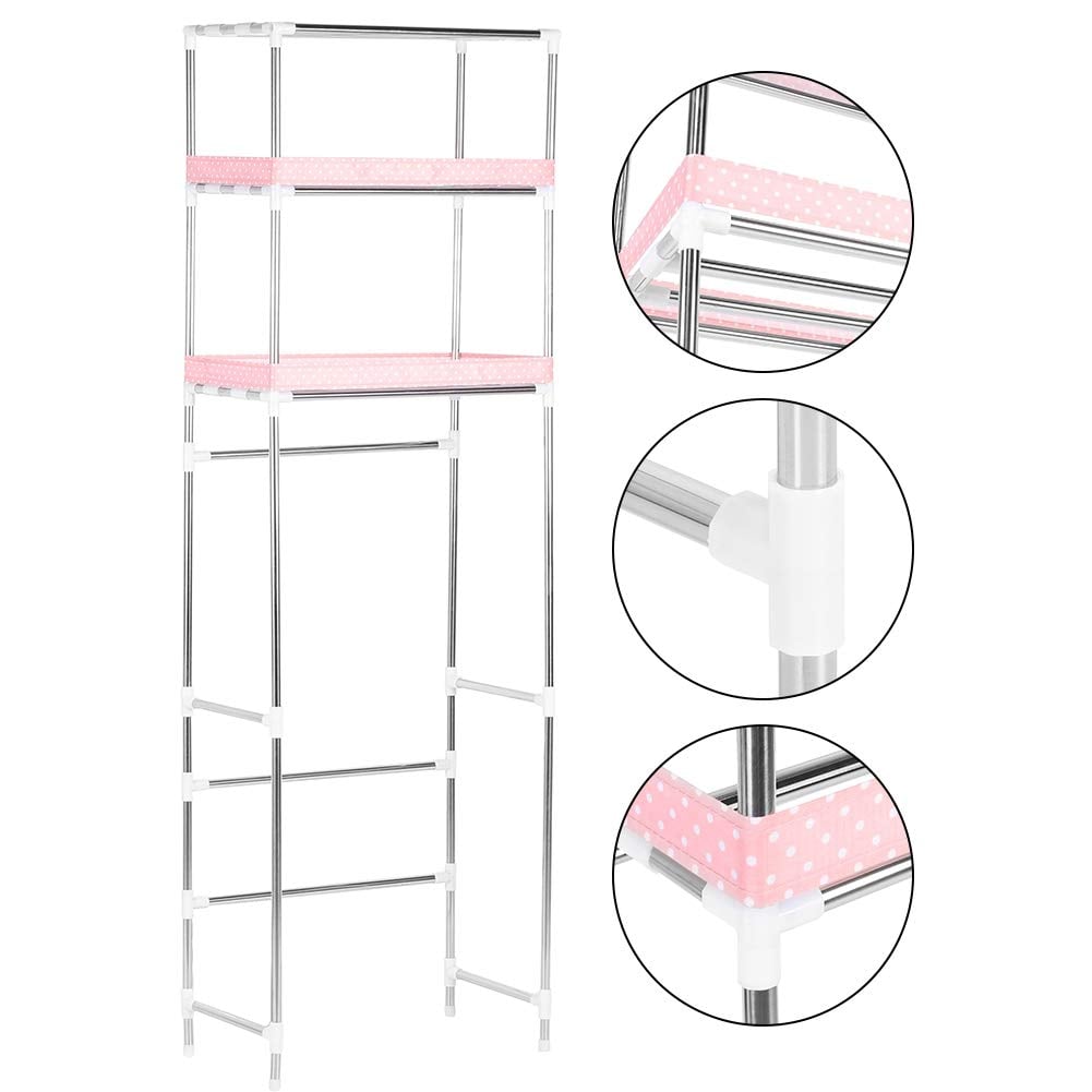 ESTANTE INODORO LAVADORA BAÑO ORGANIZADOR SOPORTE RONDON - 2