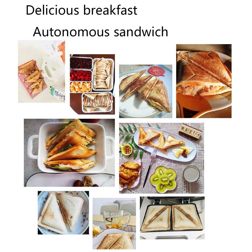 SANDWICHERA ELÉCTRICA DESAYUNO REBANADAS COCINA RONDON - 8