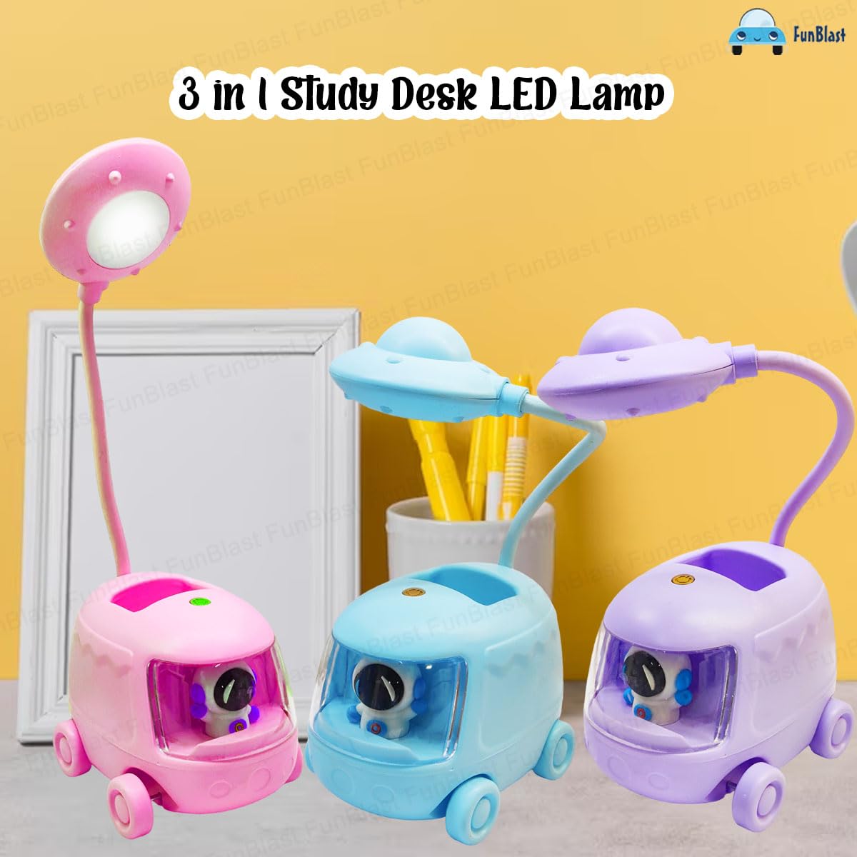LÁMPARA MESA LED SOPORTE MÓVIL RECARGABLE HOGAR RONDON - 8